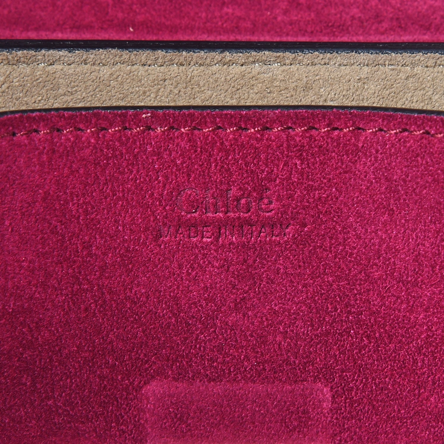 Chloe Suede Smooth Calfskin Lambskin MIni Drew Crossbody Misty Beige Bag 6 of 9