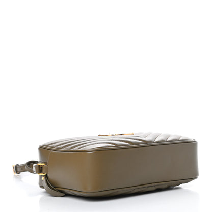 Saint Laurent Calfskin Matelasse Monogram Lou Camera Bag Seaweed 4 of 10