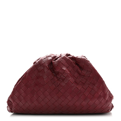 Bottega Veneta Nappa Maxi Intrecciato The Pouch Oversized Clutch Bordeaux 1 of 10