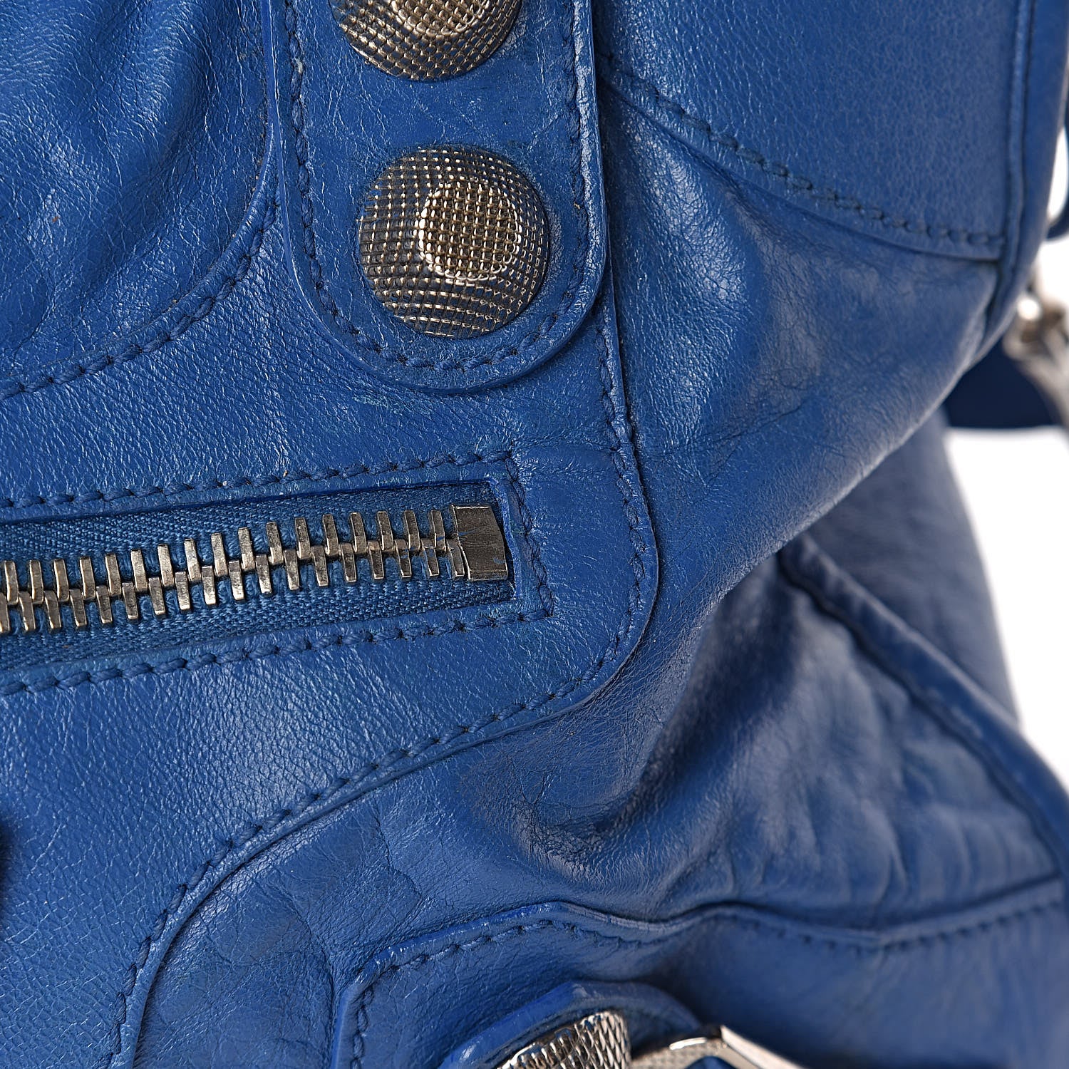 Balenciaga Agneau Giant 21 Silver Hardware City French Bleu 19 of 22