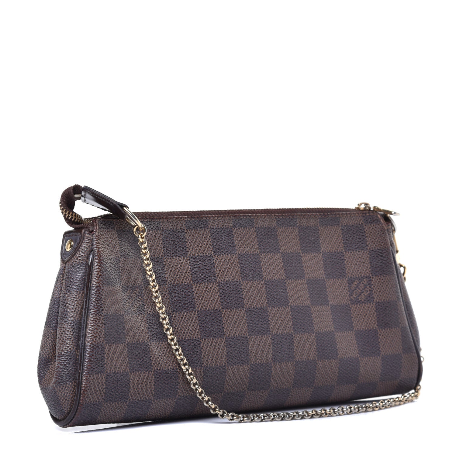Louis Vuitton Damier Ebene Eva Clutch 3 of 9