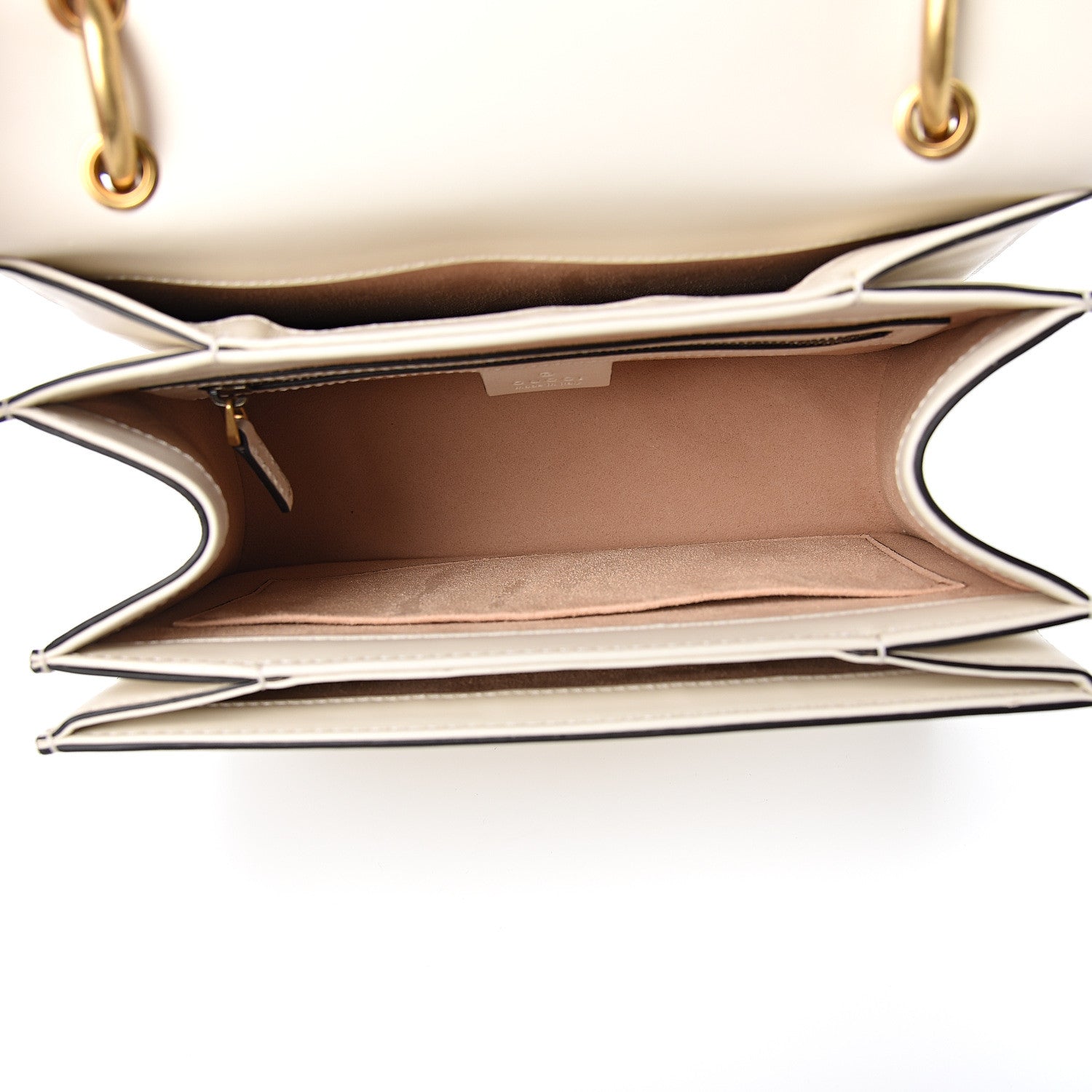 Gucci Calfskin Small Queen Margaret Top Handle Bag Mystic White 4 of 10