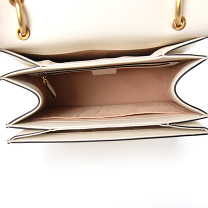 Gucci Calfskin Small Queen Margaret Top Handle Bag Mystic White 4 of 10