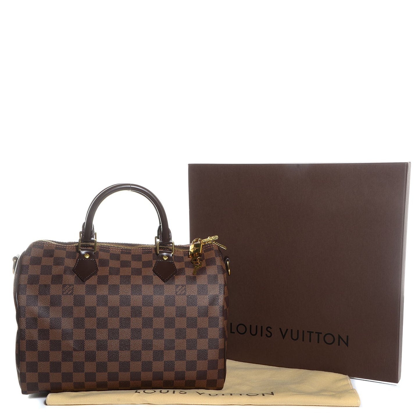 Damier Ebene Speedy Bandouliere 30