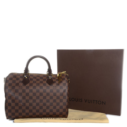 Louis Vuitton Damier Ebene Speedy Bandouliere 30 5 of 8