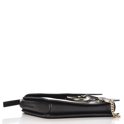Chloe Suede Calfskin Small Faye Shoulder Bag Black 4 of 7