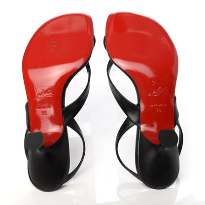Christian Louboutin Kid Taralita 55 Thong Sandals 36 Black 5 of 9