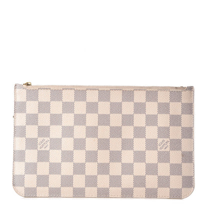Louis Vuitton Damier Azur Neverfull MM GM Pochette 1 of 12