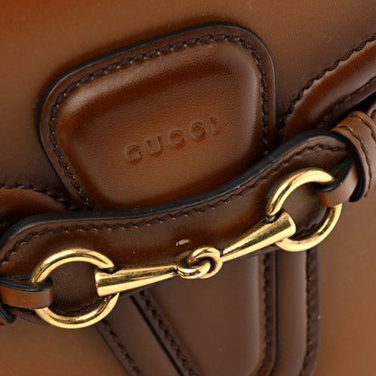 Gucci Calfskin Medium Lady Web Shoulder Bag Cuir 13 of 15