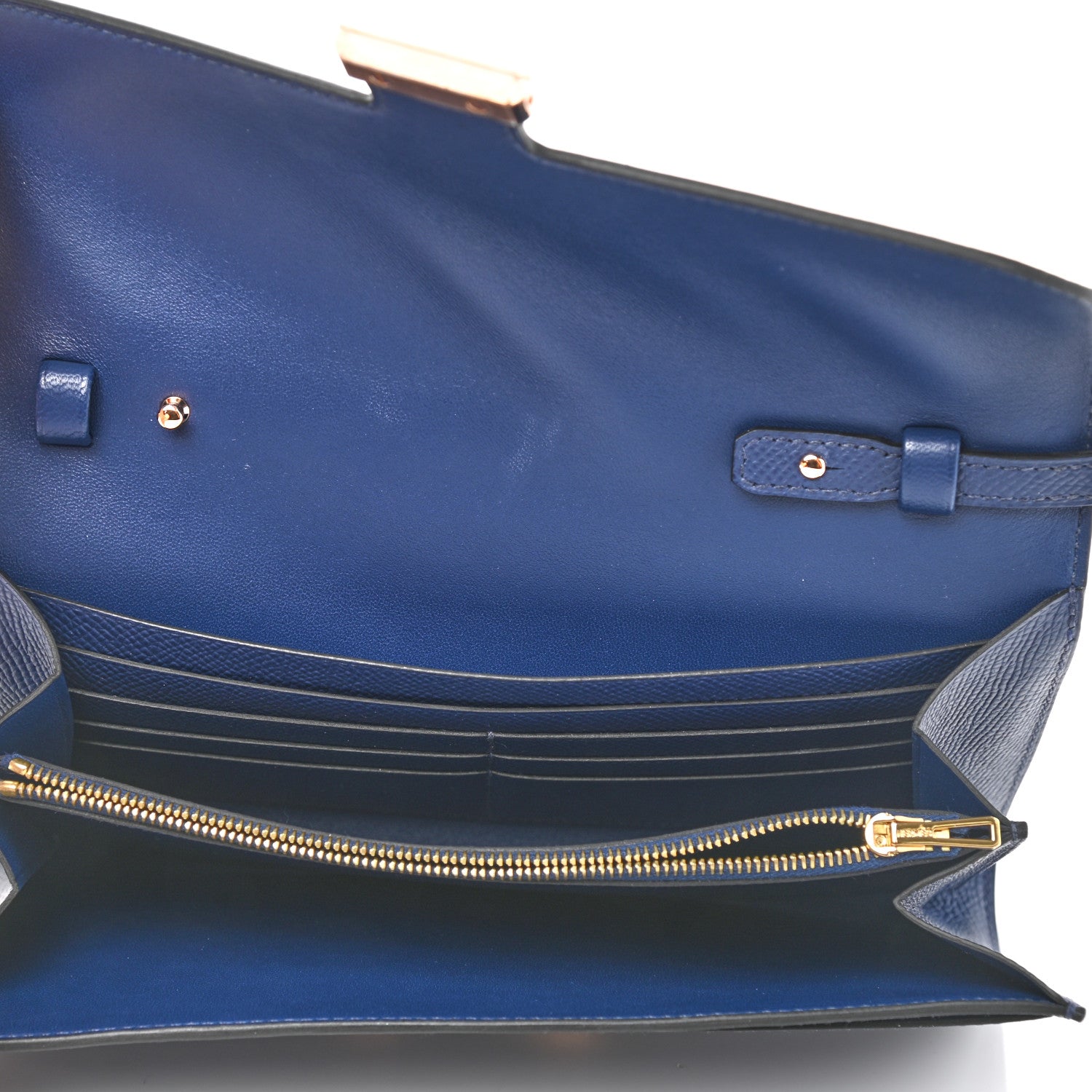 Hermes Epsom Constance Long To Go Wallet Bleu Saphir 5 of 10