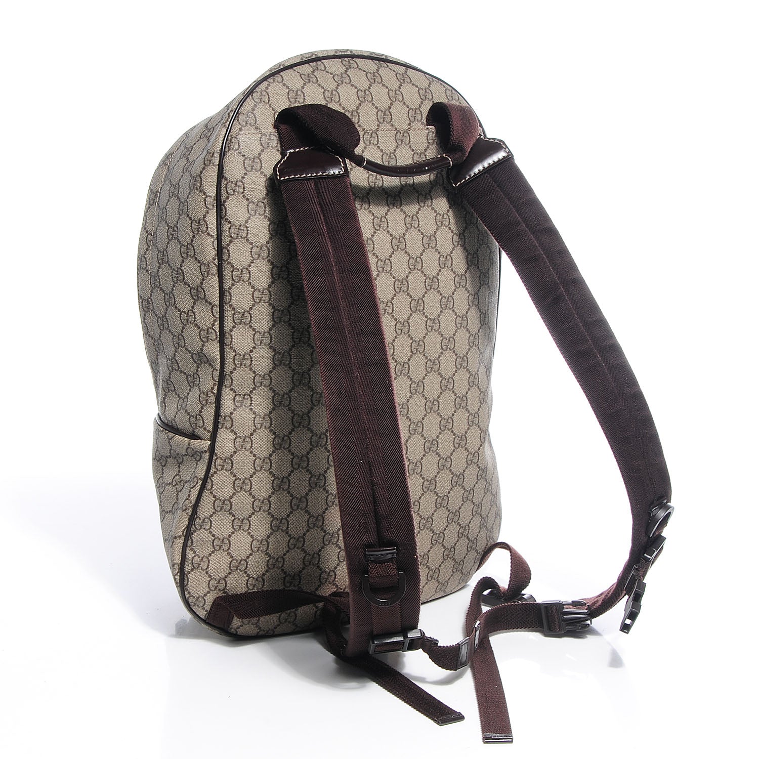 Gucci GG Plus Monogram Interlocking G Medium Backpack Dark Brown 3 of 9