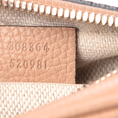 Gucci Pebbled Calfskin Small Soho Disco Bag Rose Beige 7 of 7