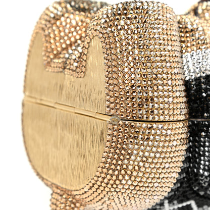 Judith Leiber Crystal Spencer Teddy Bear Minaudiere Clutch Gold Brown 13 of 16