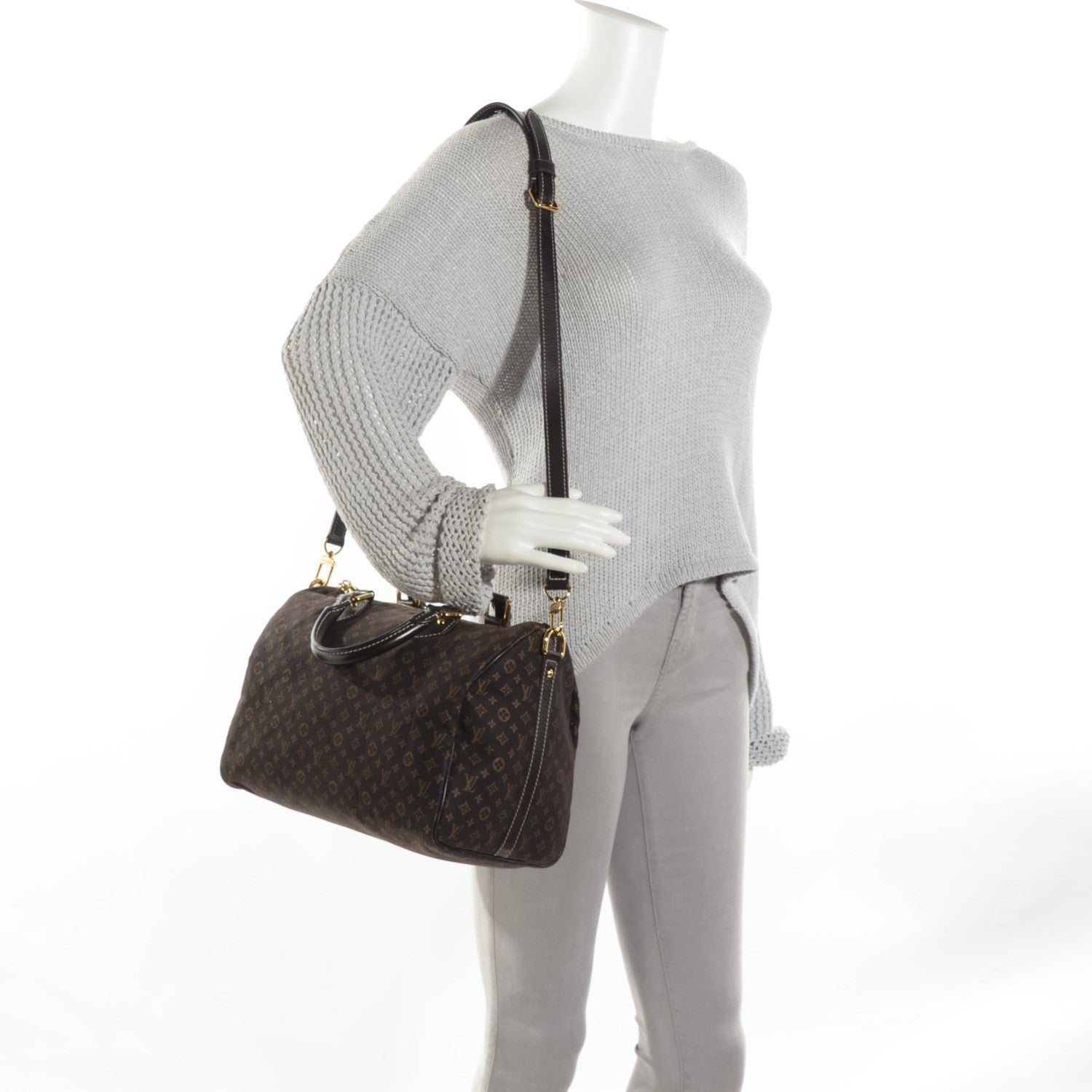 Louis Vuitton Monogram Idylle Speedy Bandouliere 30 Fusain 2 of 7