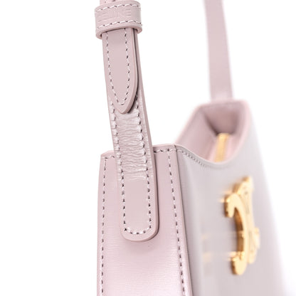 Celine Shiny Calfskin Medium Tilly Triomphe Shoulder Bag Bleached Pink 11 of 11