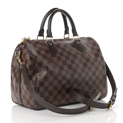 Louis Vuitton Damier Ebene Speedy Bandouliere 30 3 of 13