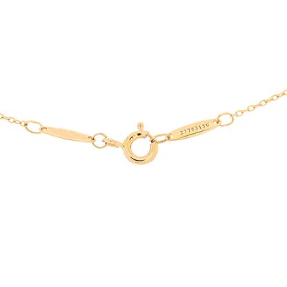 Tiffany 18K Yellow Gold Diamond .43ct Elsa Peretti Diamonds by the Yard Pendant Necklace 3 of 3