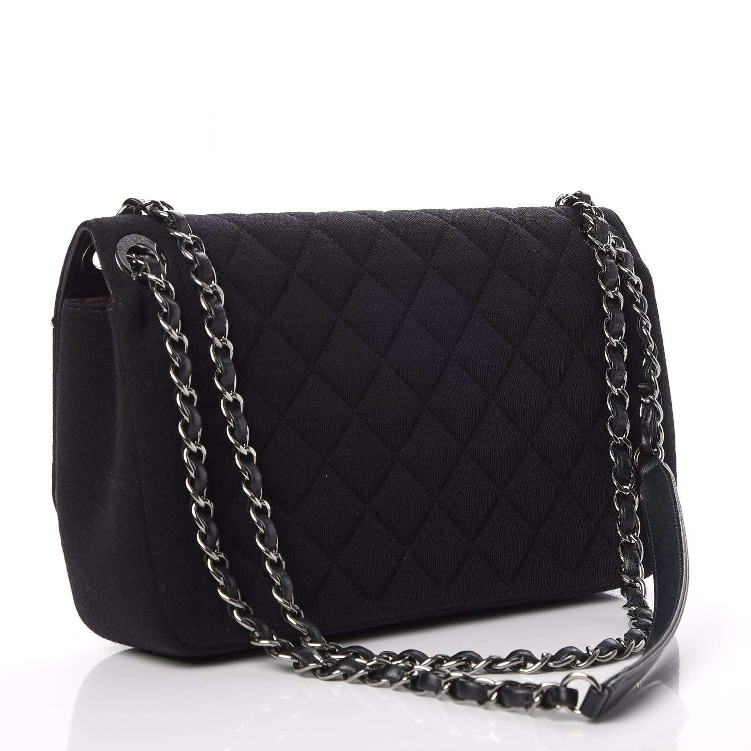Chanel Jersey Quilted Medium Chic With Me Flap Black 3 of 8