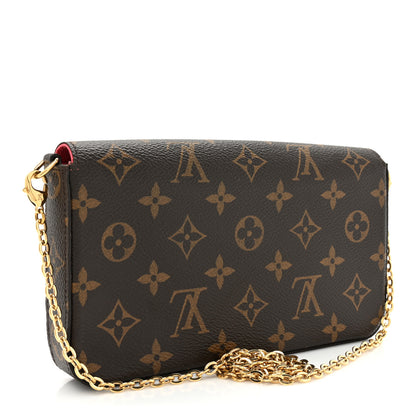 Louis Vuitton Monogram Lovely Birds Pochette Felicie Chain Wallet 4 of 12