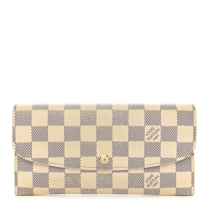 Louis Vuitton Damier Azur Emilie Wallet 1 of 17