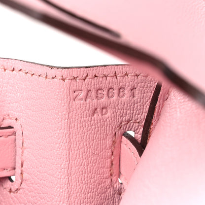 Hermes Swift Birkin 25 Rose Sakura 7 of 13