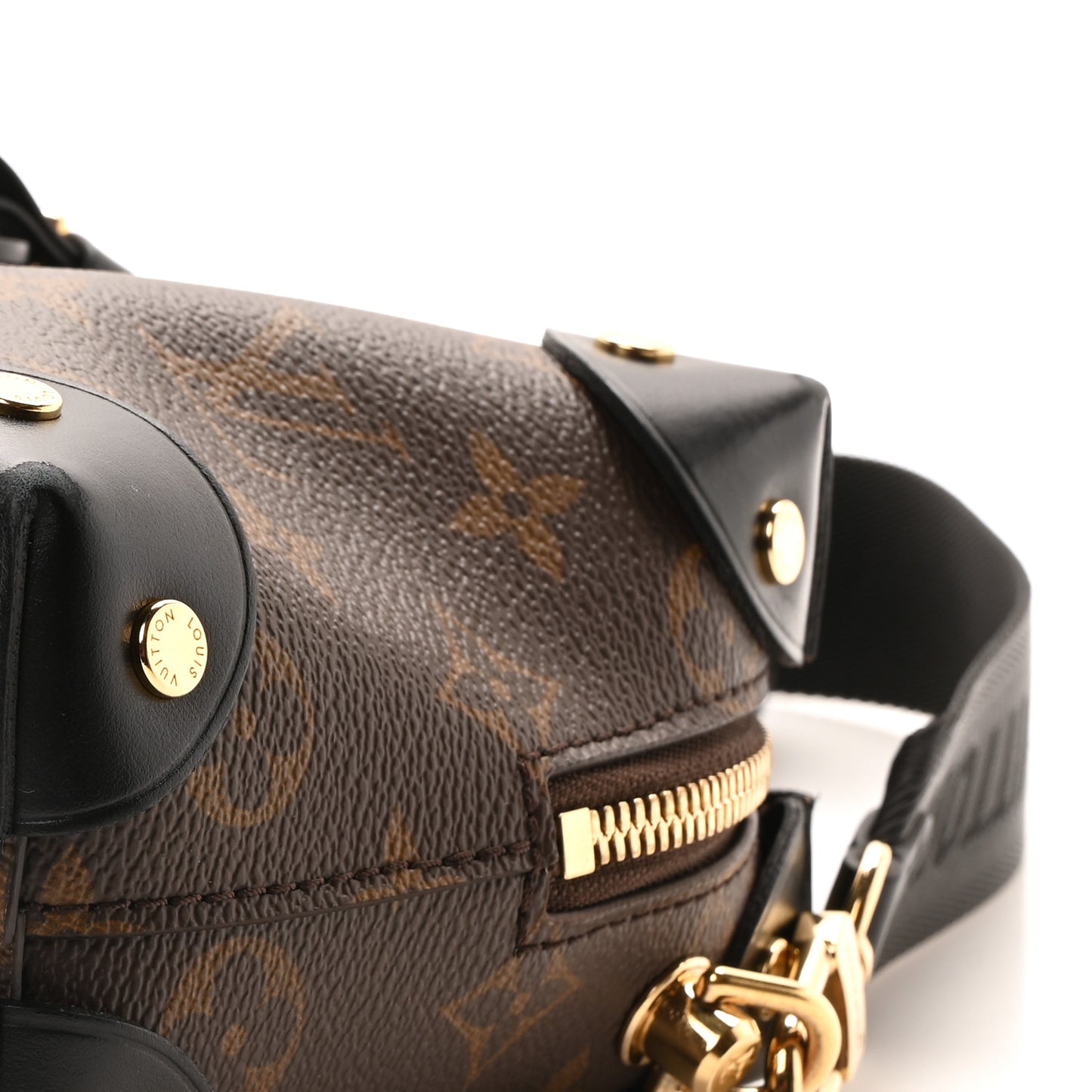 Monogram Petite Malle Souple Black