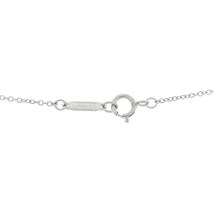 Tiffany Platinum Diamond .17ctw Small Paper Flowers Pendant Necklace 4 of 5