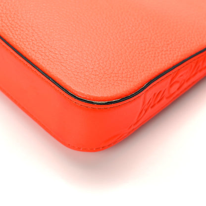 Christian Louboutin Calfskin Empire Loubila Chain Clutch Sunrise 11 of 12