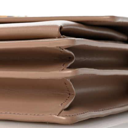 Saint Laurent Calfskin Medium Monogram Sunset Dark Beige 10 of 13
