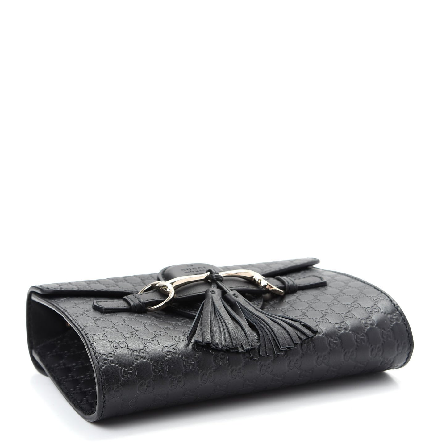 Microguccissima Mini Emily Shoulder Bag Black