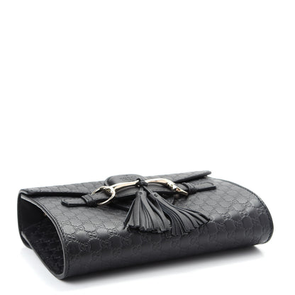 Gucci Microguccissima Mini Emily Shoulder Bag Black 4 of 9