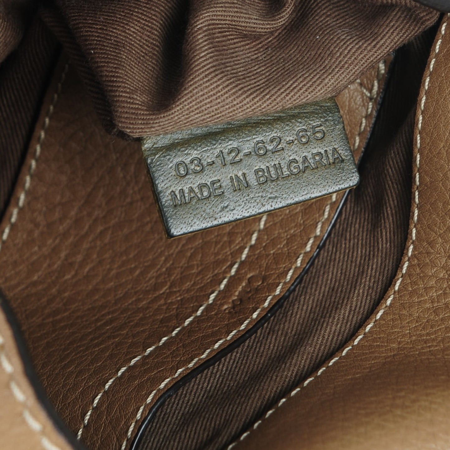 Calfskin Mini Marcie Round Crossbody Bag Nut