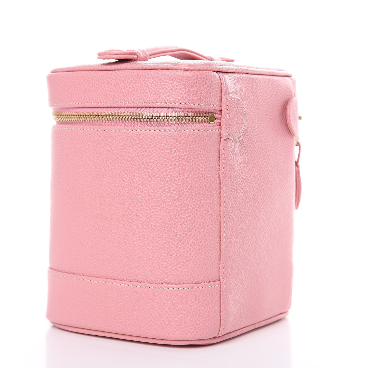 Chanel Caviar Vanity Cosmetic Case Pink 3 of 11