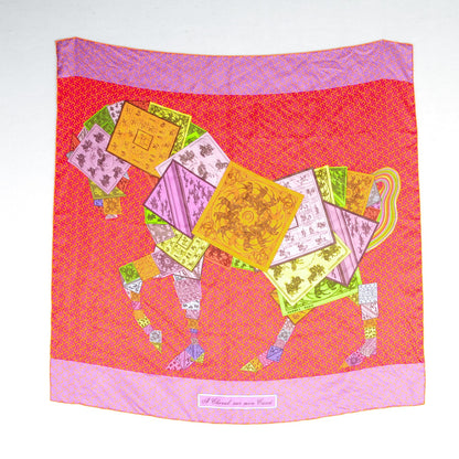 Hermes Silk A Cheval Sur Mon Carre Scarf 90 2 of 5