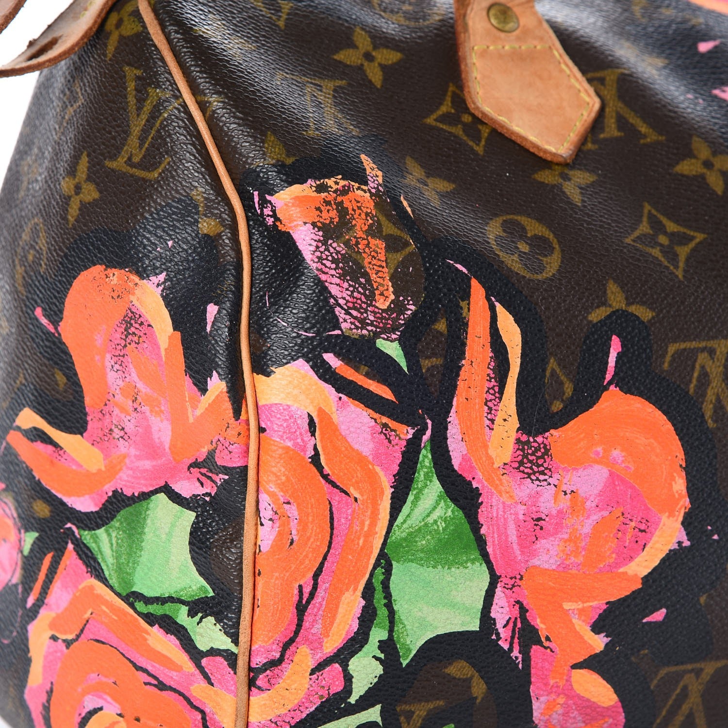 Louis Vuitton Monogram Roses Speedy 30 13 of 17