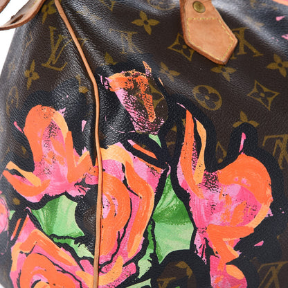 Louis Vuitton Monogram Roses Speedy 30 13 of 17