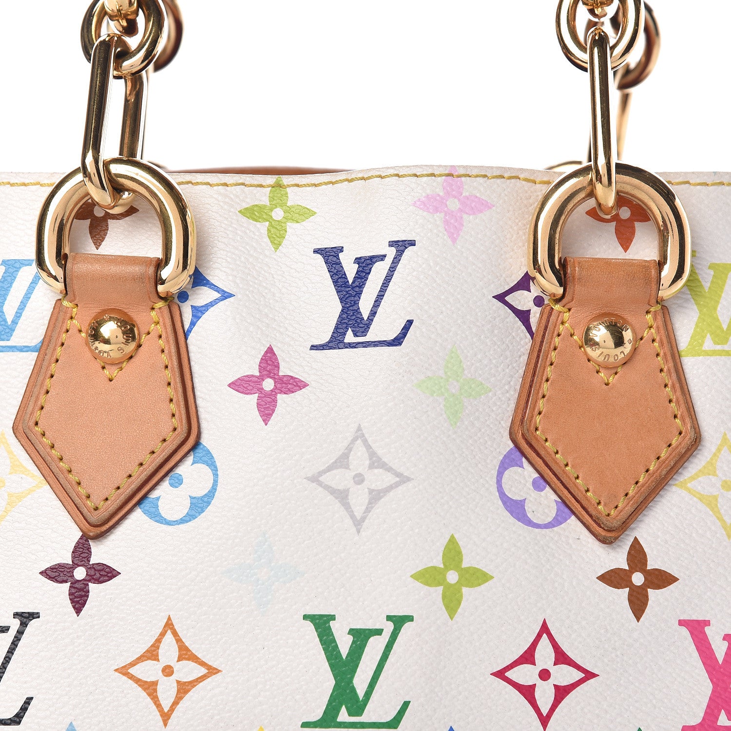 Louis Vuitton Monogram Multicolor Audra White 8 of 20