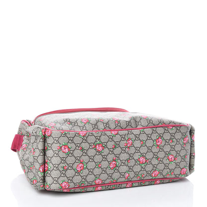 Gucci GG Supreme Monogram Rose Bud Diaper Bag Pink 5 of 10