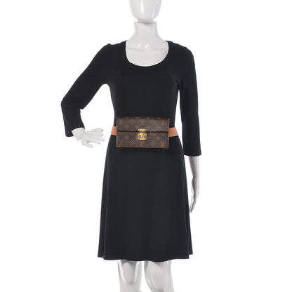 Louis Vuitton Monogram S Lock Belt Pouch MM 2 of 9