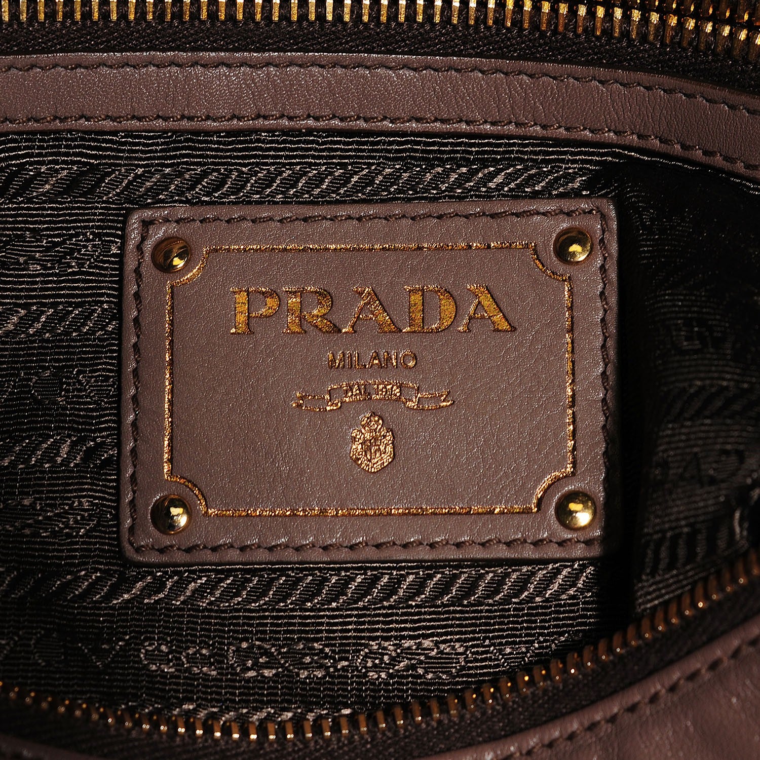 Prada Soft Calf Satchel Tote Bambu 6 of 11