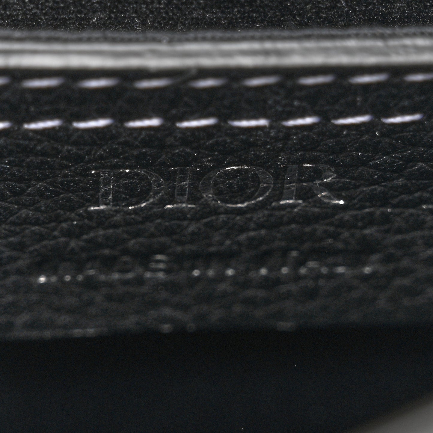Grained Calfskin Mini Gallop Sling Bag Black