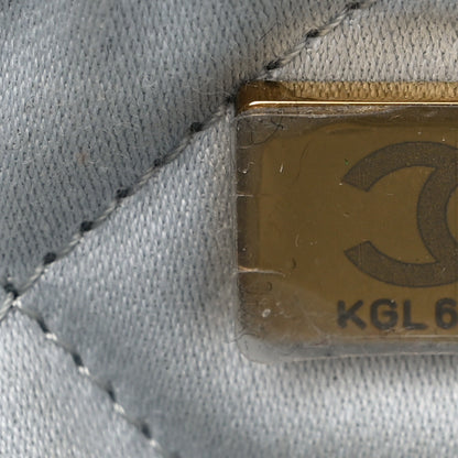 Chanel Shiny Calfskin Quilted Chanel 22 Light Blue 8 of 12