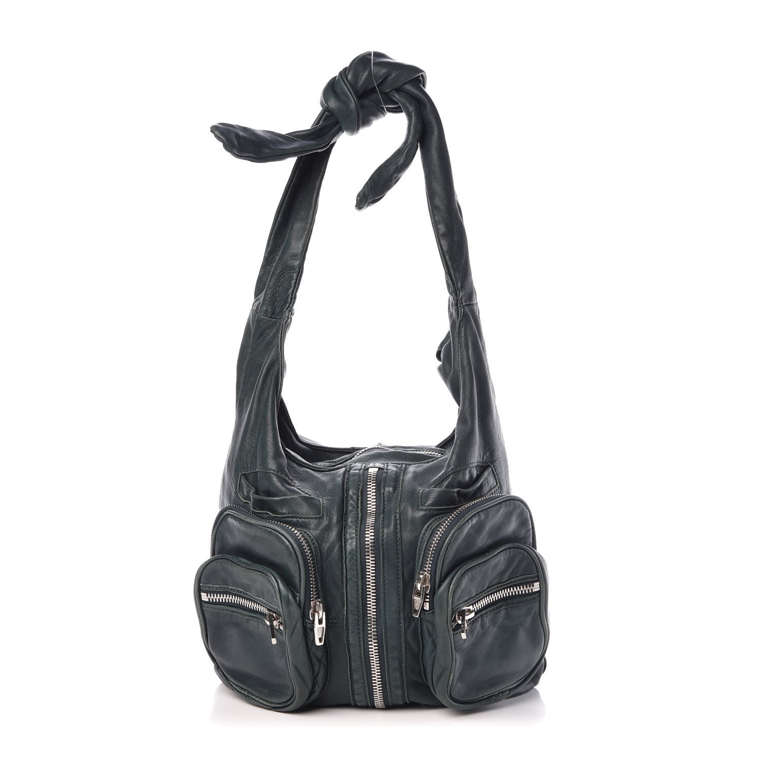 Alexander Wang Lambskin Donna Hobo English Green 1 of 9