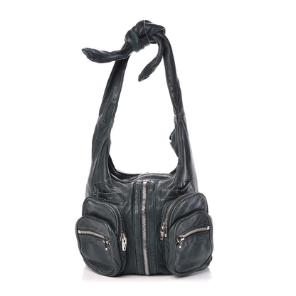 Alexander Wang Lambskin Donna Hobo English Green 1 of 9