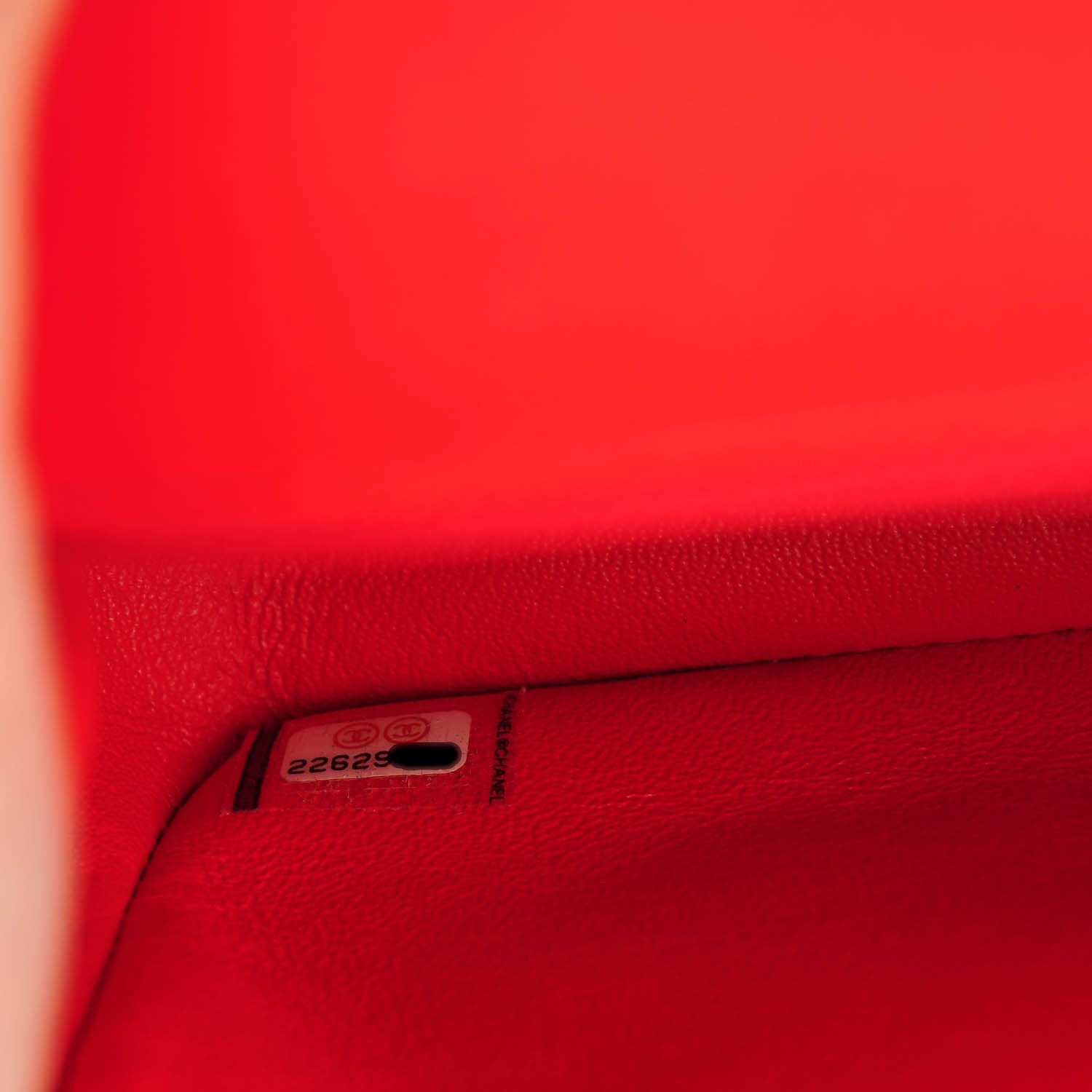 Chanel Lambskin Quilted Mini Square Flap Red 8 of 8