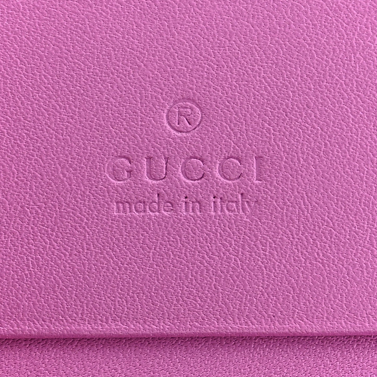 Calfskin Matelasse GG Marmont Card Case Candy Mousse