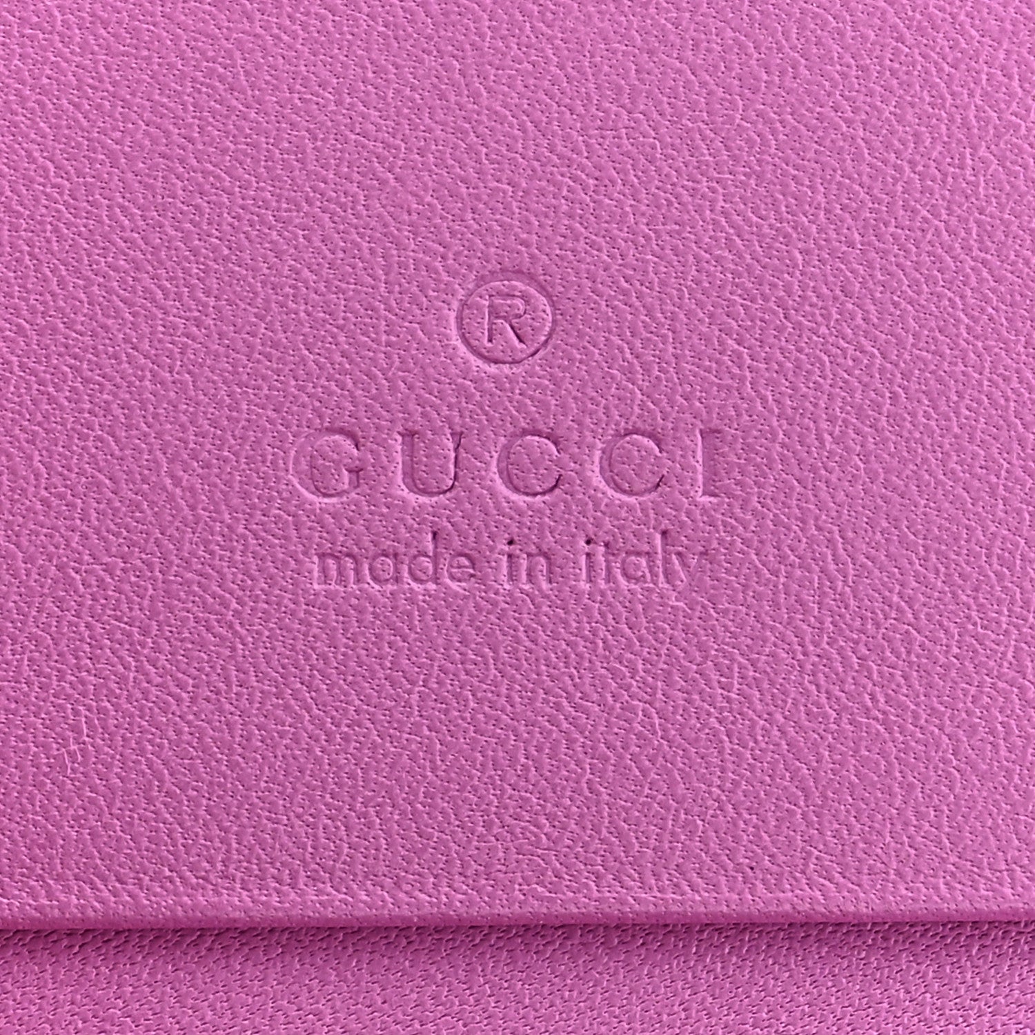Gucci Calfskin Matelasse GG Marmont Card Case Candy Mousse 6 of 6