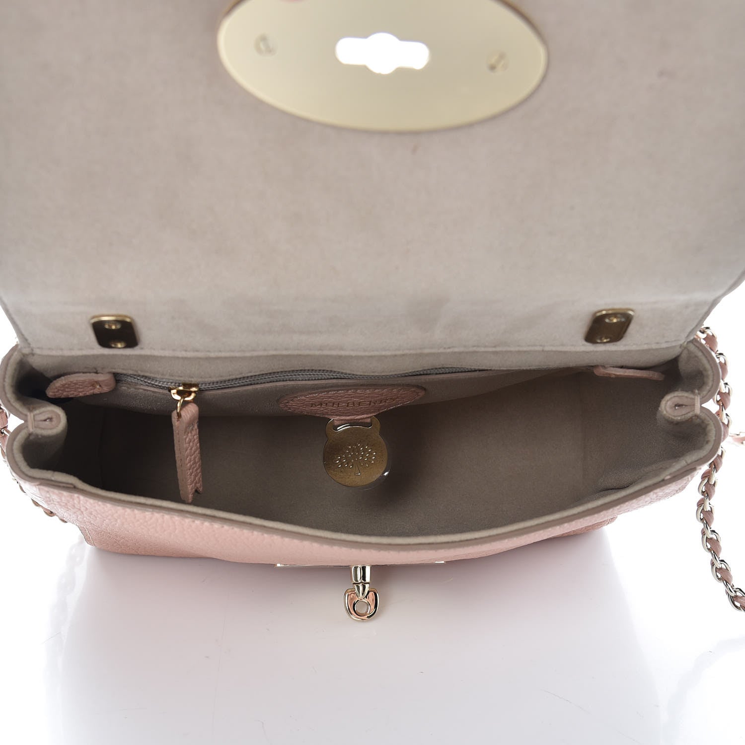 Mulberry Natural Calfskin Small Lily Blush 5 of 12