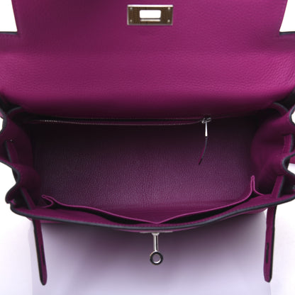 Hermes Togo Kelly Retourne 28 Rose Pourpre 17 of 42
