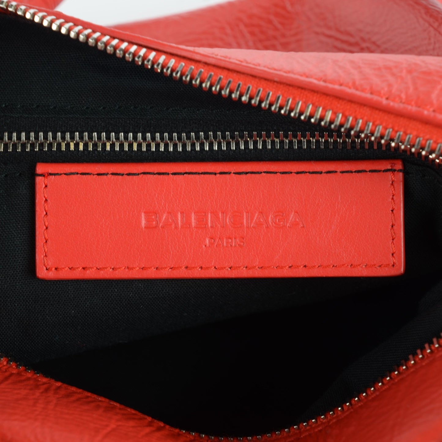 Matte Goatskin Rubber Covered Classic Hardware Mini Twiggy Rouge Coquelicot Rouge Braise